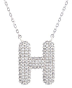 14K Gold Dipped Textured Initial Necklace