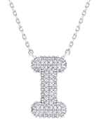 14K Gold Dipped Textured Initial Necklace