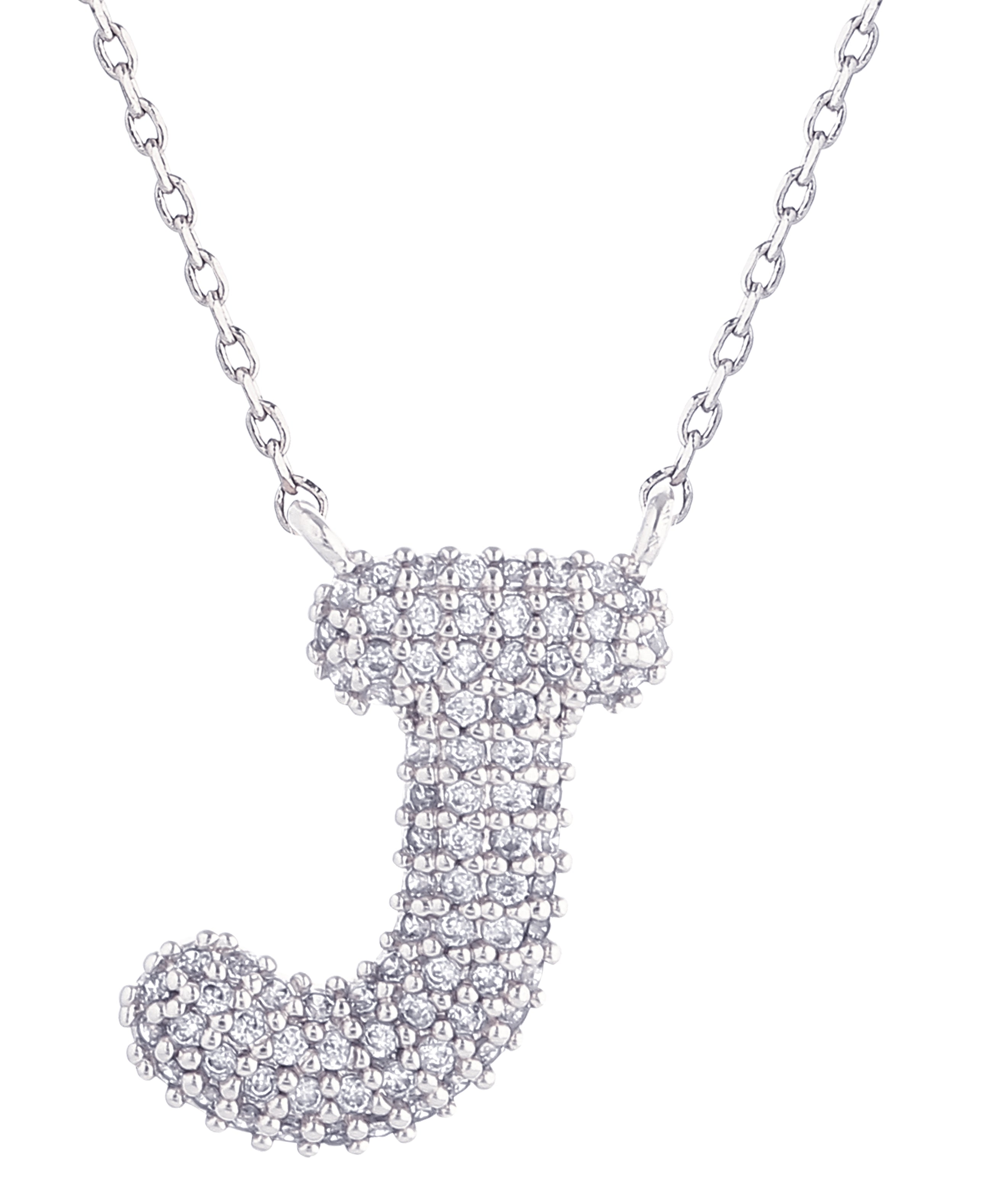 14K Gold Dipped Textured Initial Necklace