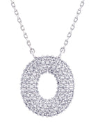 14K Gold Dipped Textured Initial Necklace