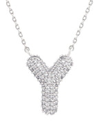 14K Gold Dipped Textured Initial Necklace