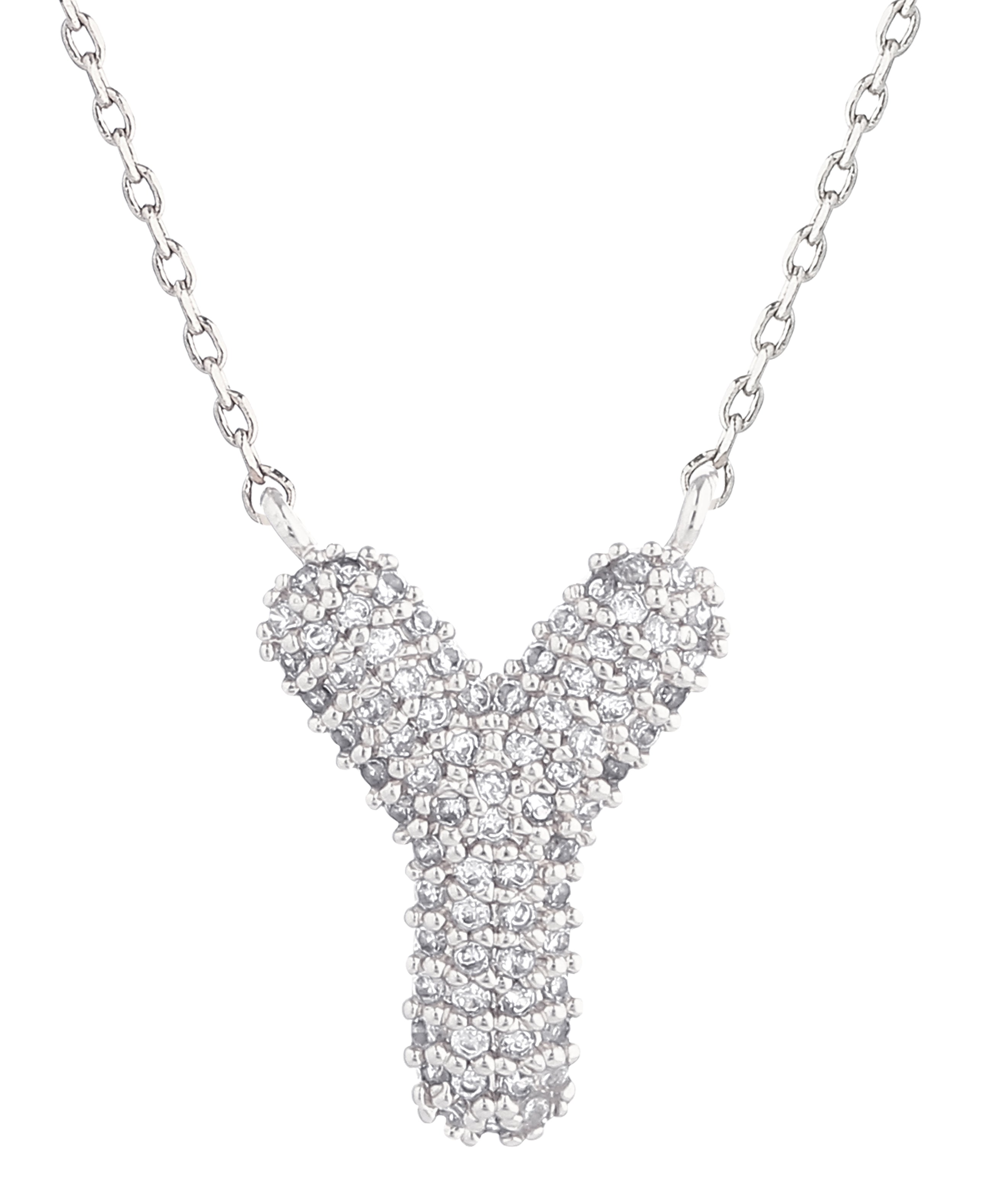14K Gold Dipped Textured Initial Necklace