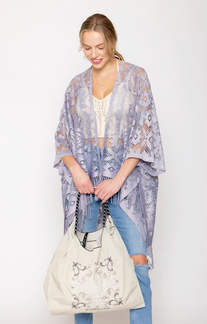 Paisley Pattern Rope Bag