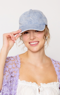 Stone Bow Denim Baseball Cap