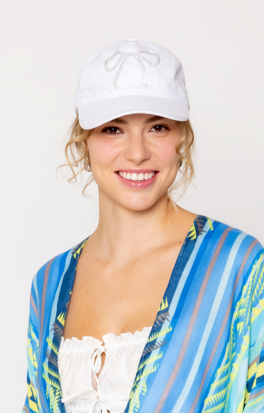 Stone Big Bow Baseball Cap