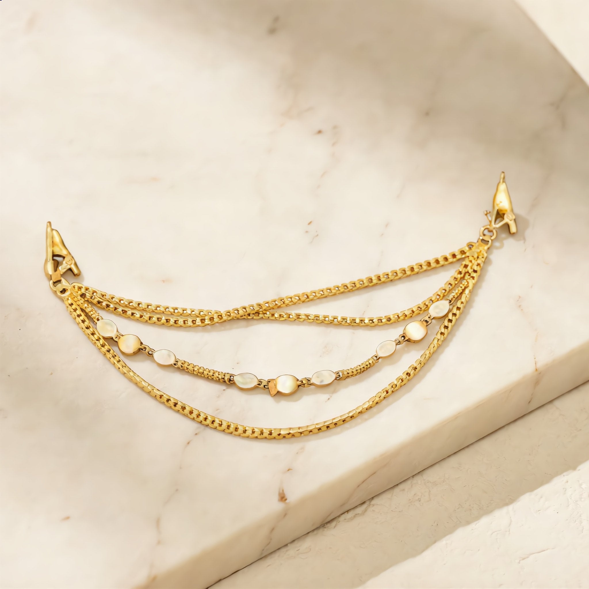 Gold Shoulder Clip