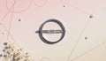 Silver Circle Hair Clip
