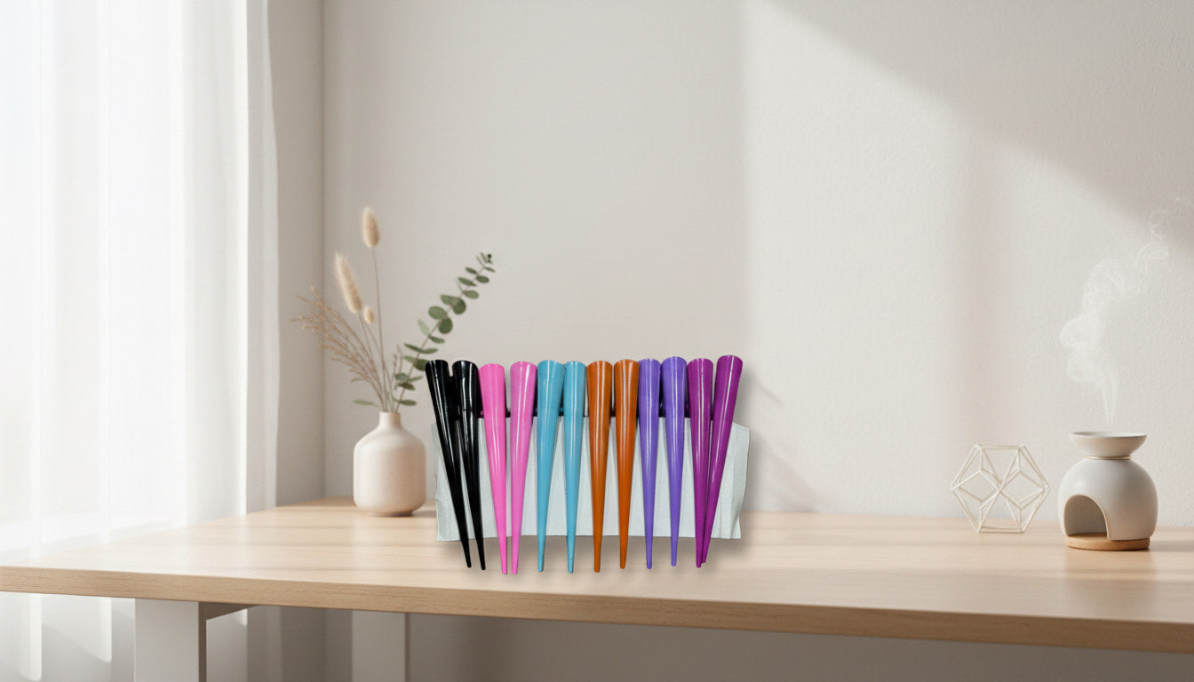Set of Multicolored Hair Clips