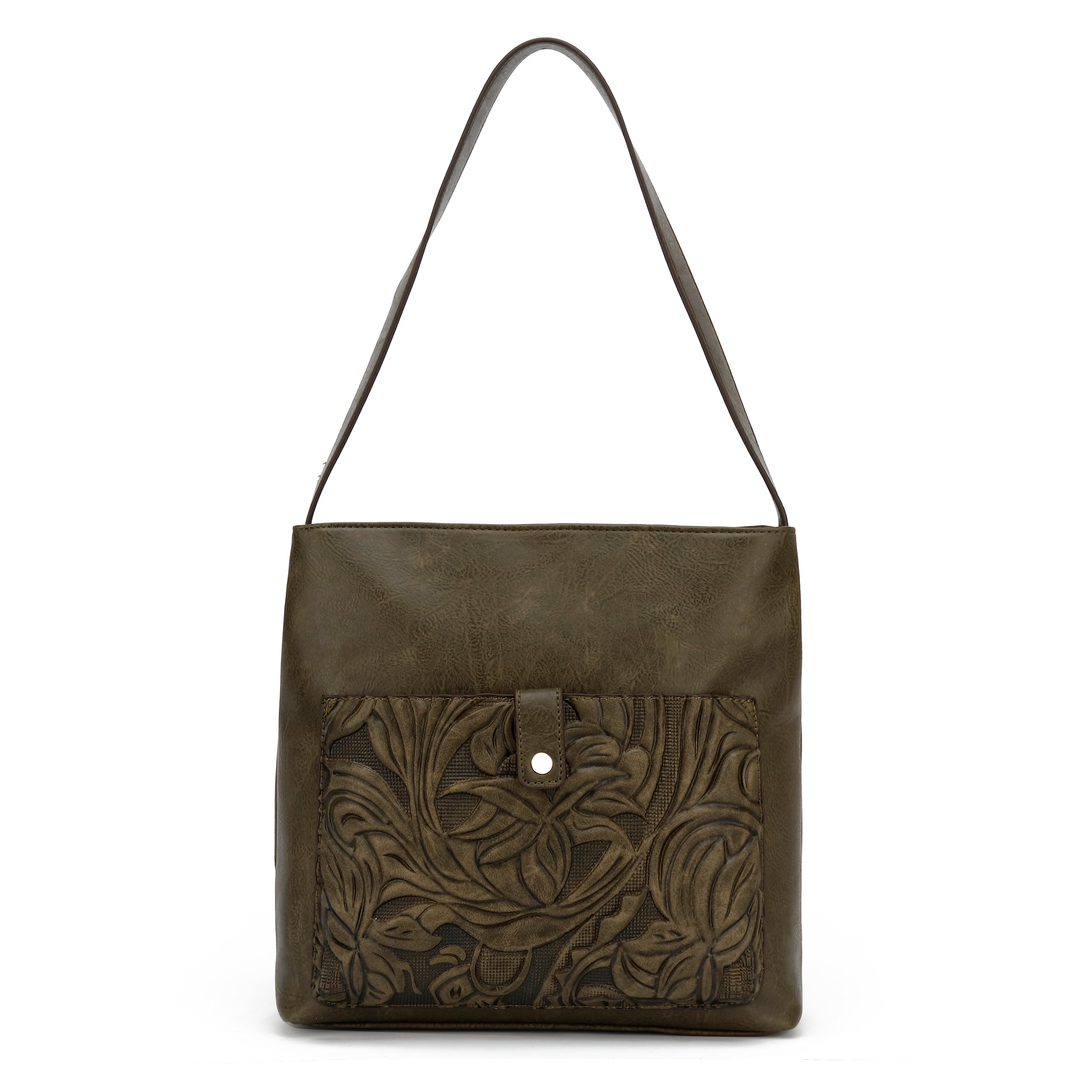 Hobo W Tooled Pckt Xbody Strap