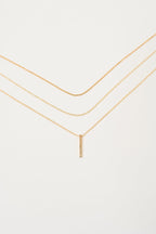 The Signature Set Layered Necklace Set in Gold