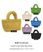 Fuzzy Fur Tote Bag Mini