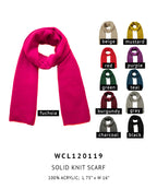 Solid Knit Scarf