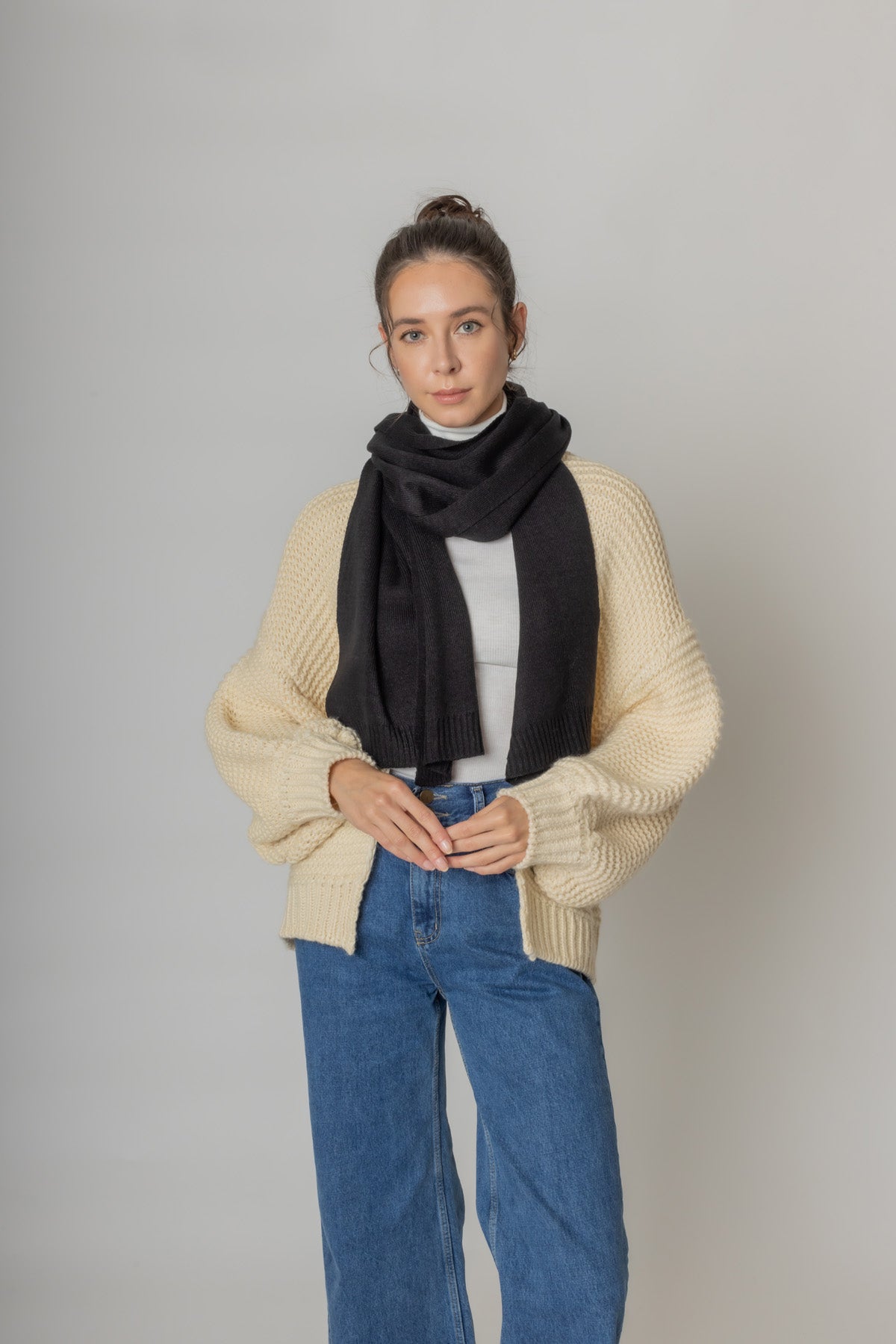 Solid Knit Scarf