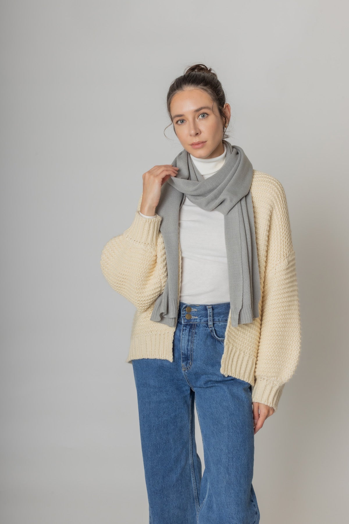 Solid Knit Scarf
