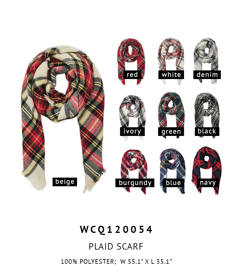 Plaid Scarf