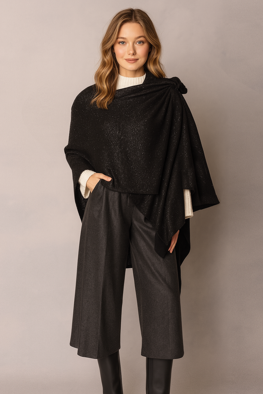 Lurex Ruana