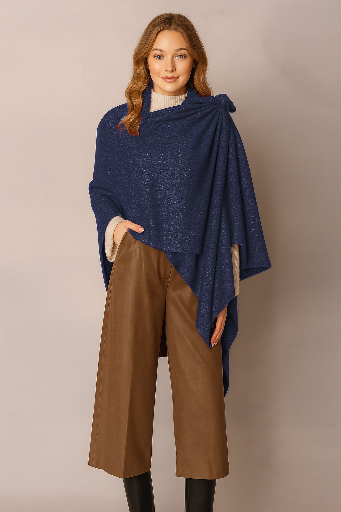 Lurex Ruana