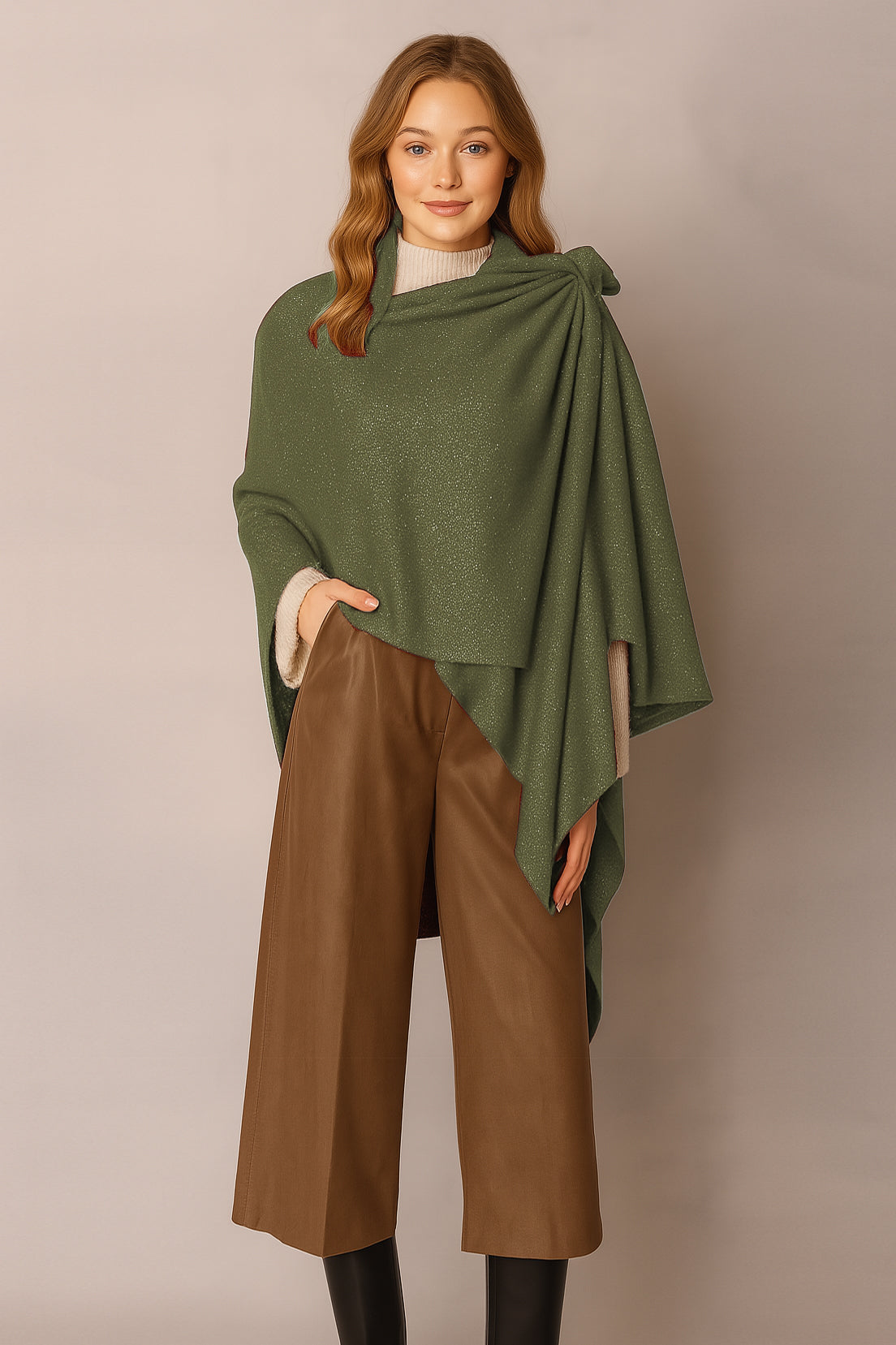Lurex Ruana