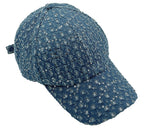 Stone Distressed Denim Baseball Cap