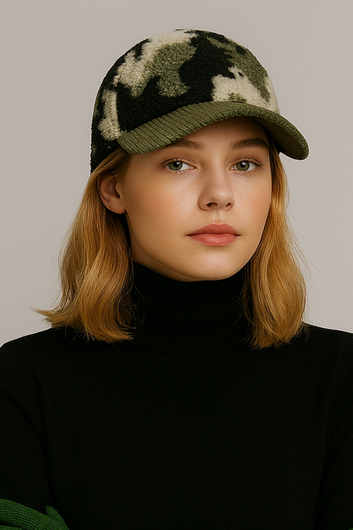 Camouflage Print Baseball Cap