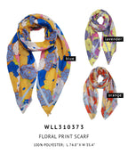 Floral Print Scarf
