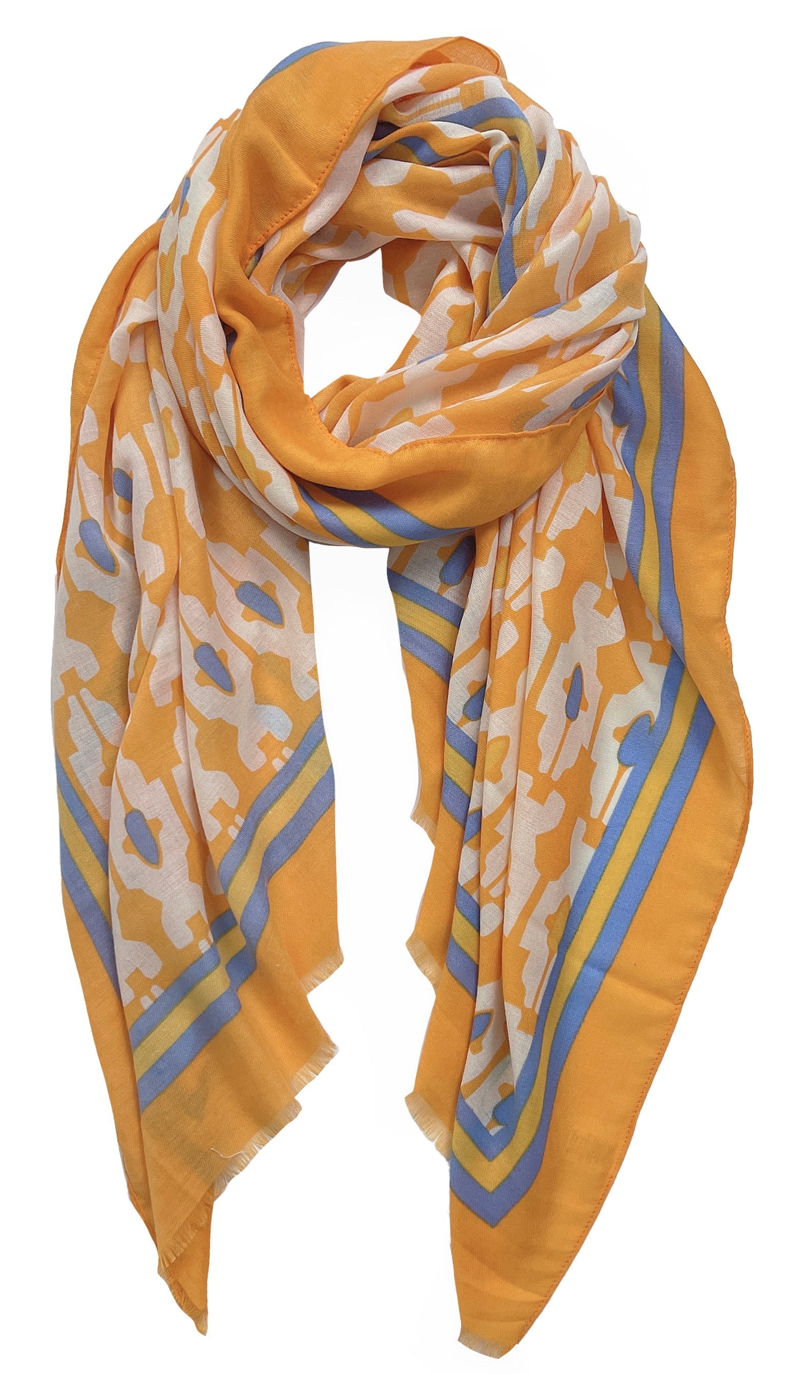 Tile Print Scarf