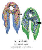 Tile Print Scarf