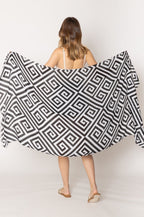 Geometric Print Scarf