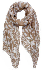 Leaf Print Scarf