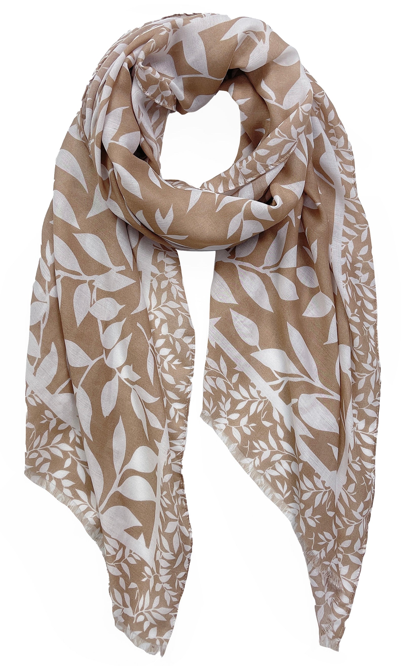 Leaf Print Scarf