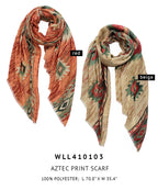 Aztec Print Scarf