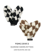 Diamond Sherpa Mittens