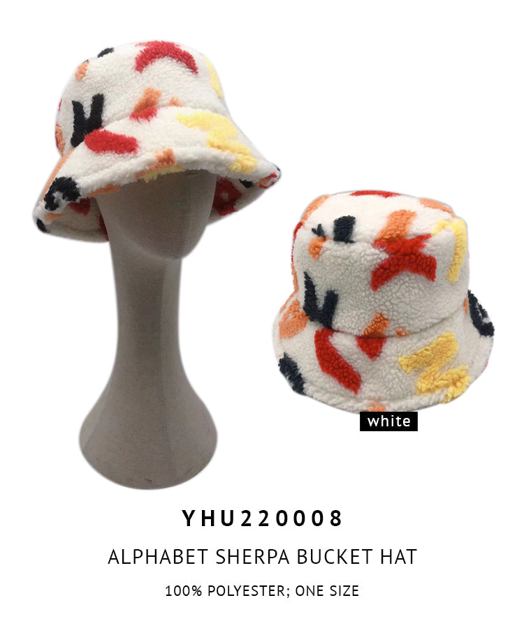 Alphabet Sherpa Bucket Hat