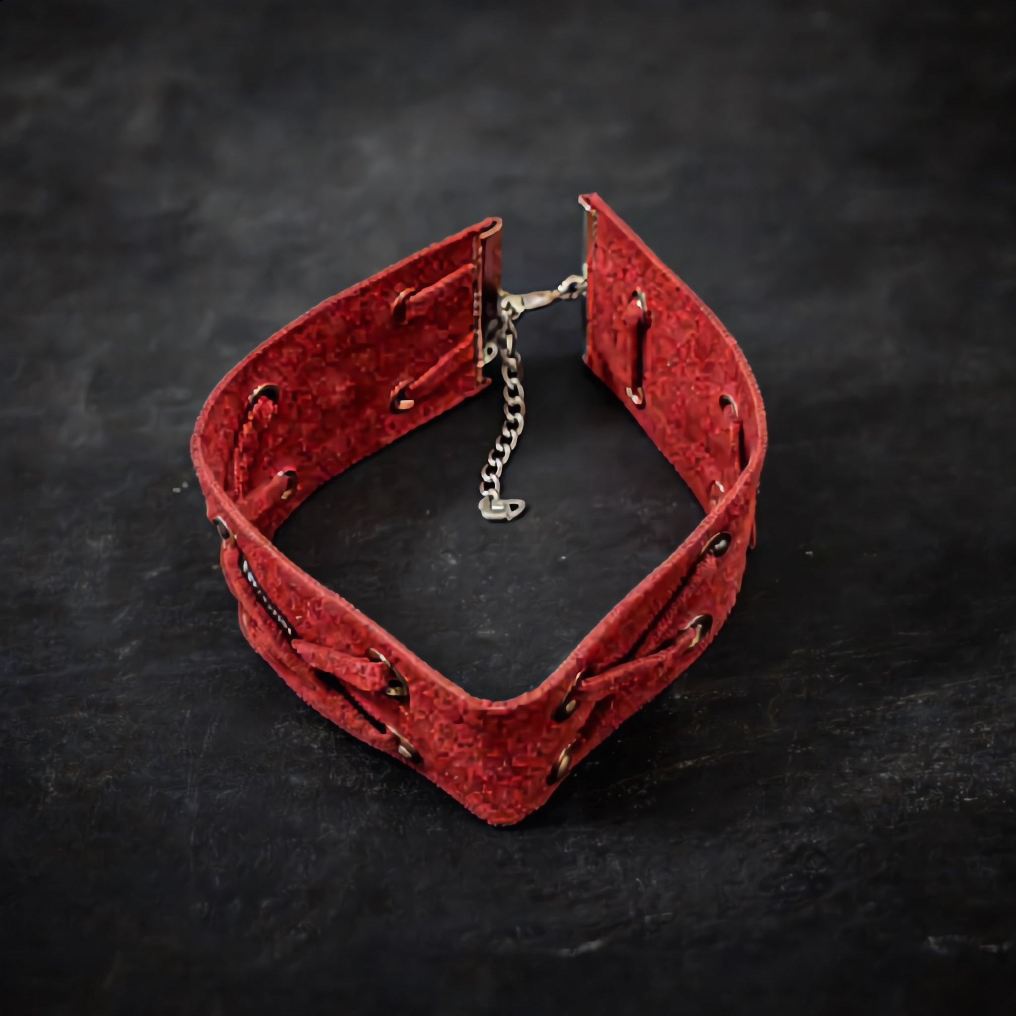 Red Laced Choker