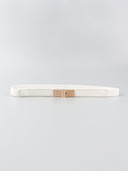 PU Elastic Skinny Belt