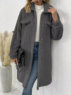Button-Down Longline Outerwear