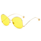 EUGENE | Women's Trendy Oversized Pantone Lens Sunglasses