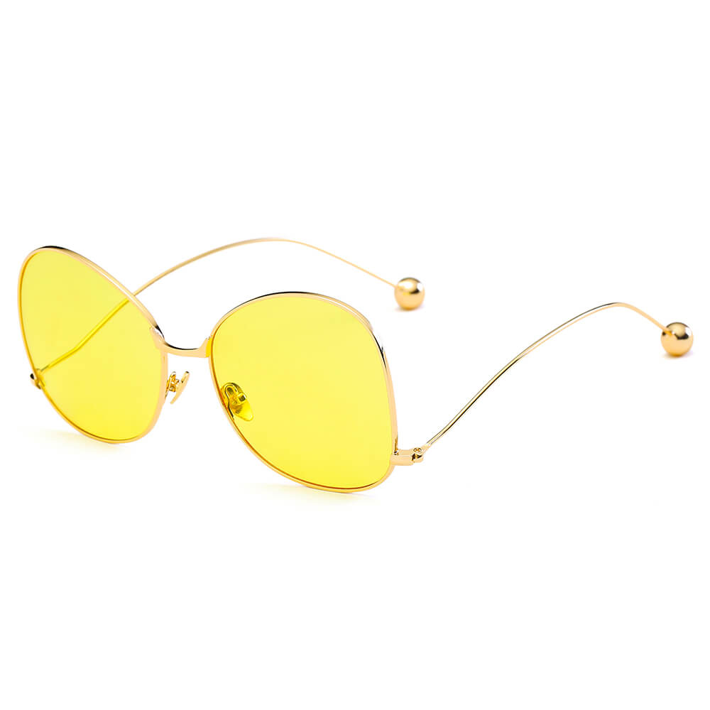 EUGENE | Women's Trendy Oversized Pantone Lens Sunglasses