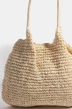 Fame Braided Long Handle Tote Bag