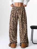 Drawstring Wide Leg Pants