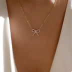 Bowknot Pendant Necklace