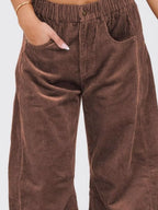 Corduroy Wide Leg Pants