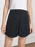 Casual Drawstring High Waist Shorts