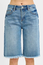 RISEN Tummy Control Mid Rise Fit Bermuda