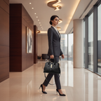 Luxury Leather Crocodile Embossed Women's Tote Handbag