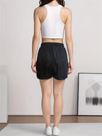 Casual Drawstring High Waist Shorts