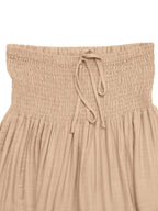 Smocked Tiered Skirt