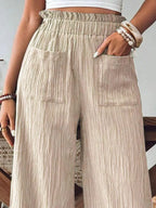 High-Waisted Wide Leg Pants
