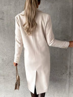 Double-Breasted Longline Coat