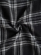 Relaxed Fit Plaid Pants